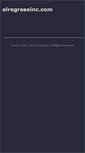 Mobile Screenshot of elregresoinc.com